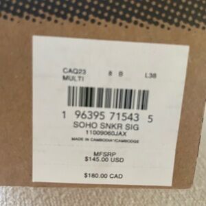NWT- still in box- Coach Brown SOHO signature sneakers